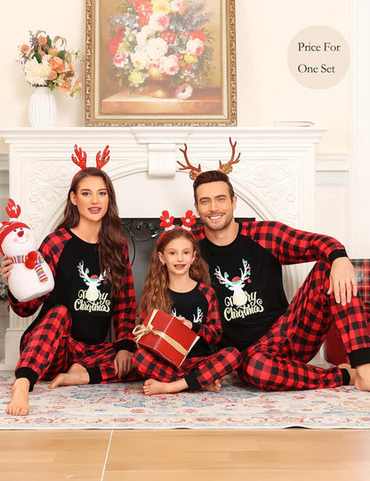 Family Christmas Pjs Matching Sets Christmas Pajamas for Family Xmas Jammies Set Christmas Holiday Sleepwear
