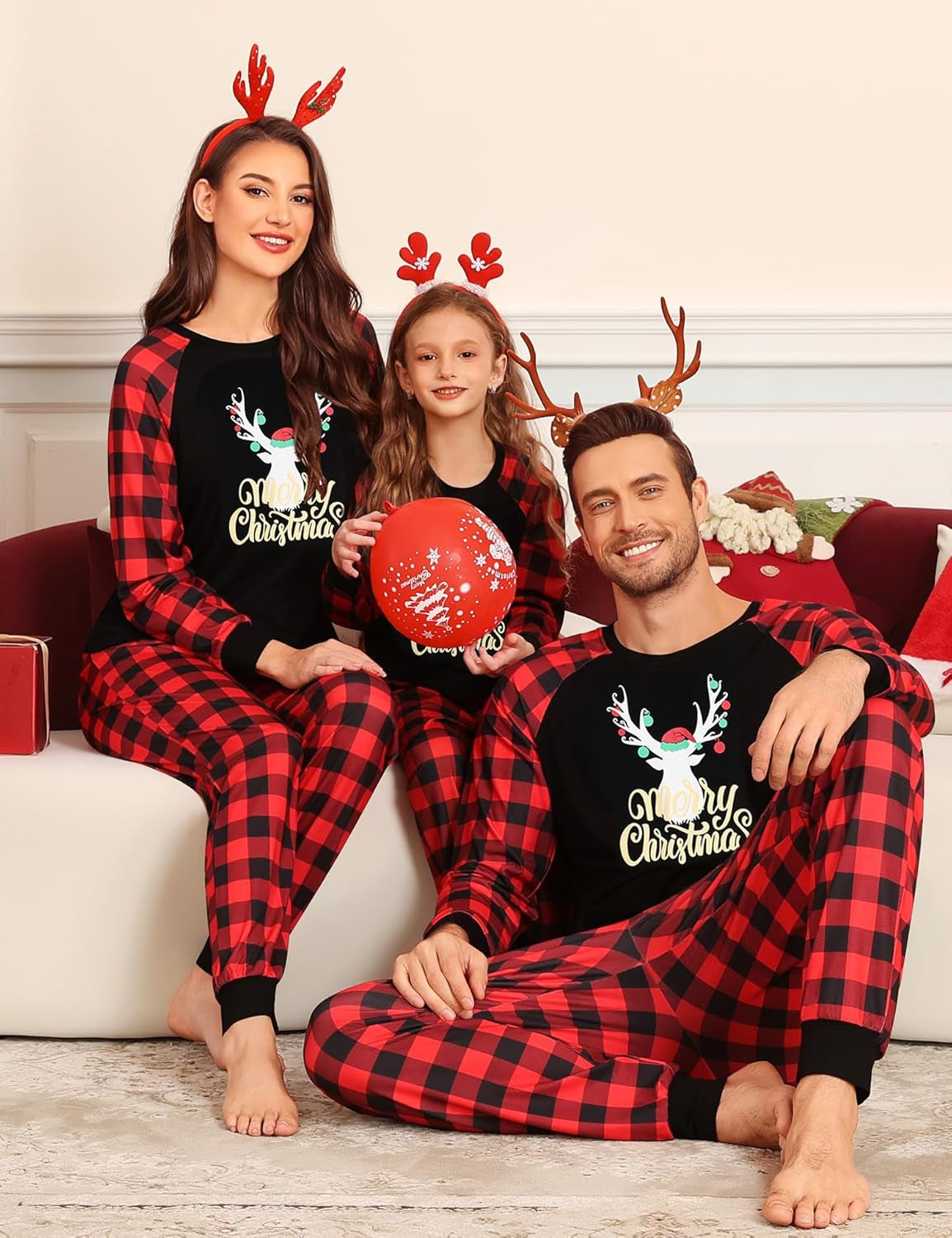 Family Christmas Pjs Matching Sets Christmas Pajamas for Family Xmas Jammies Set Christmas Holiday Sleepwear