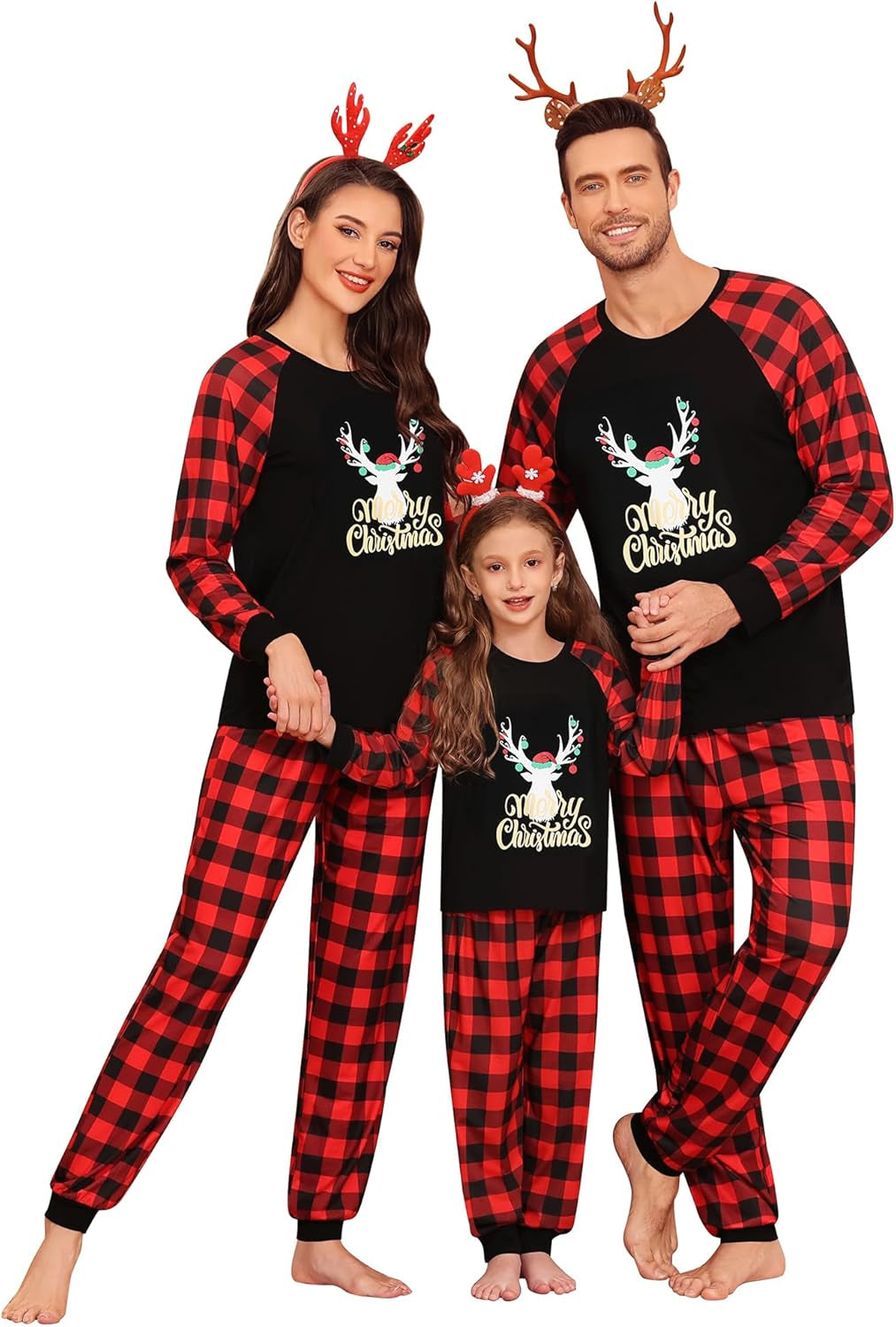 Family Christmas Pjs Matching Sets Christmas Pajamas for Family Xmas Jammies Set Christmas Holiday Sleepwear
