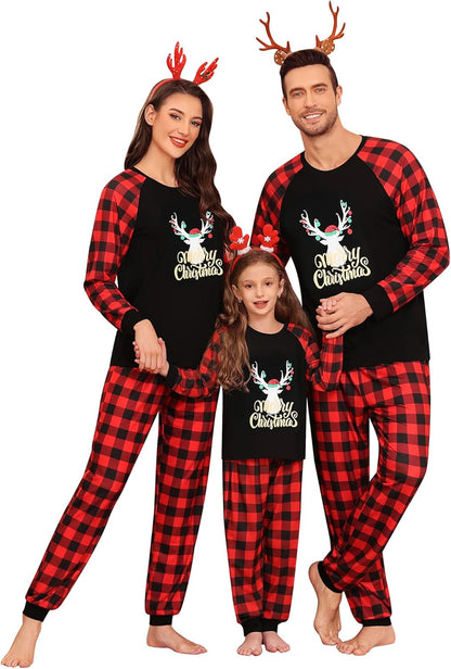 Family Christmas Pjs Matching Sets Christmas Pajamas for Family Xmas Jammies Set Christmas Holiday Sleepwear