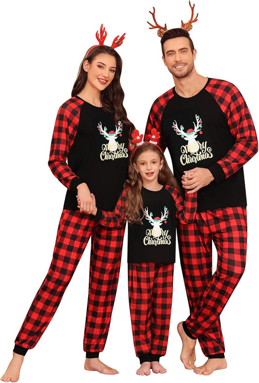 Family Christmas Pjs Matching Sets Christmas Pajamas for Family Xmas Jammies Set Christmas Holiday Sleepwear