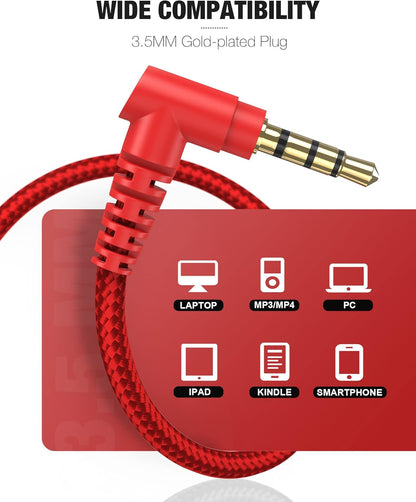 I41 Kids Headphones, on Ear Headphones with 3.5Mm Jack for Kids Children Girls Boys Teens, Foldable, Adjustable, Red